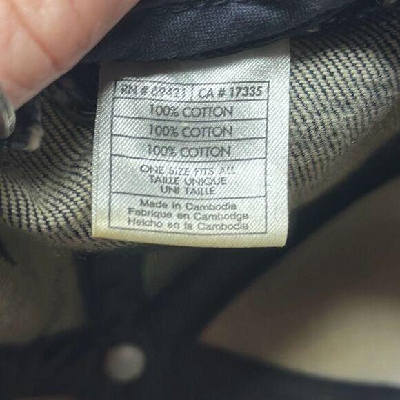 Vintage NFL Pittsburgh Steelers Jean Denim  Adjustable Hat Cap SnapBack - Picture 9 of 10